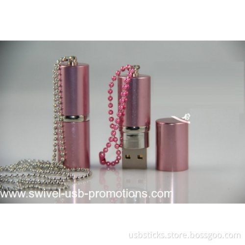 colorful metal lipstick usb pen drive
